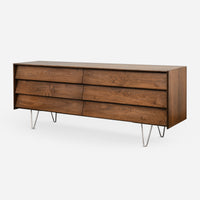 Case Study® V-Leg Double Wide Dresser
