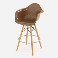 Dowel Bar Swivel - Maple - Black Wire