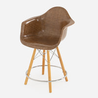 Dowel Counter Swivel - Maple - Chrome Wire