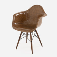 Dowel Swivel - Walnut - Black Wire