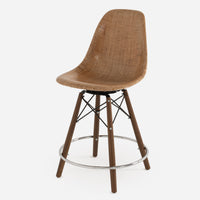 Dowel Counter Swivel - Walnut - Black Wire