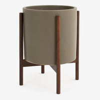 Ceramic Pebble Wood Stand