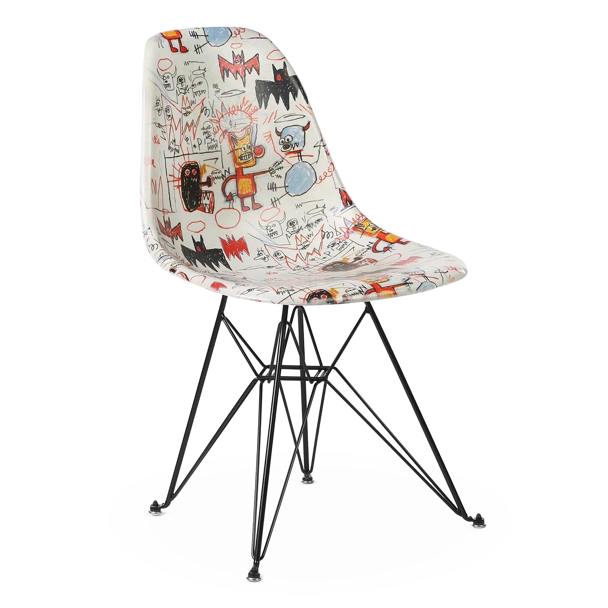 Jean-Michel Basquiat Case Study® Furniture サイドシェル エッフェルチェア - バット