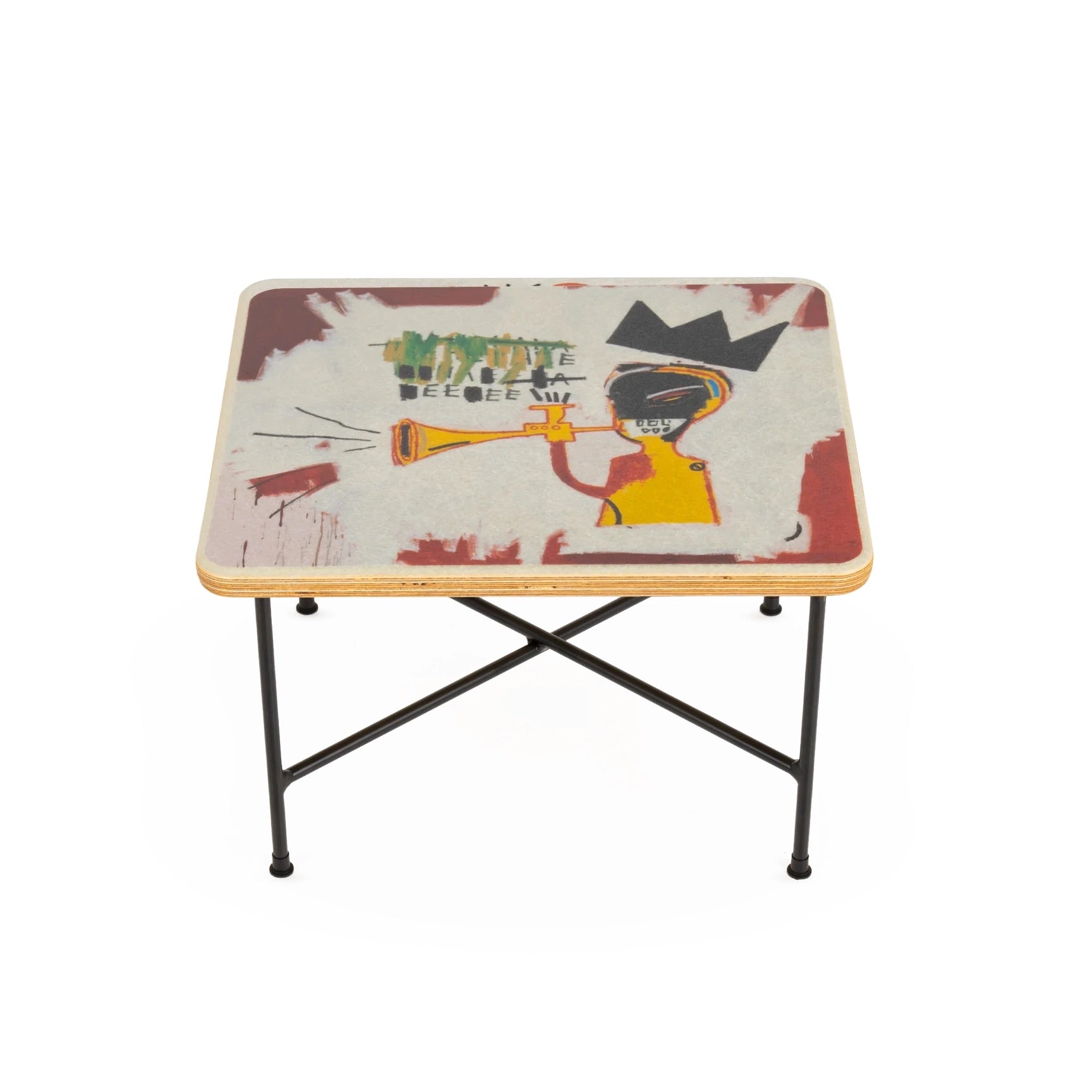 Jean-Michel Basquiat Case Study® Furniture Aiko X ベーステーブル - トランペット