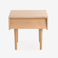 Case Study® Solid Wood Bedside Table with Drawer