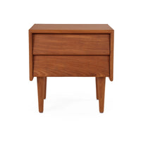 Case Study® Solid Wood Two Drawer Bedside Dresser