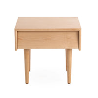 Case Study® Solid Wood Bedside Table with Drawer