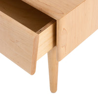 Case Study® Solid Wood Bedside Table with Drawer