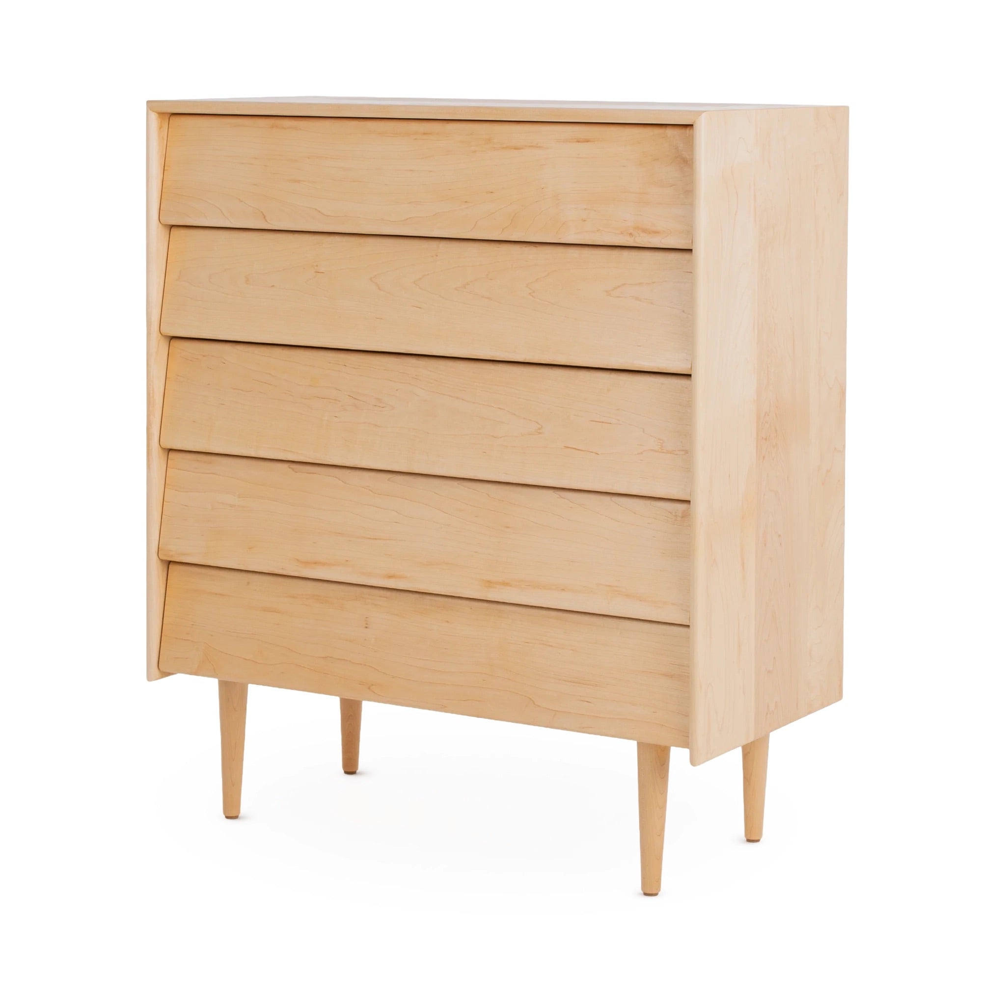 Case Study® Furniture 無垢材 5 段引き出しドレッサー