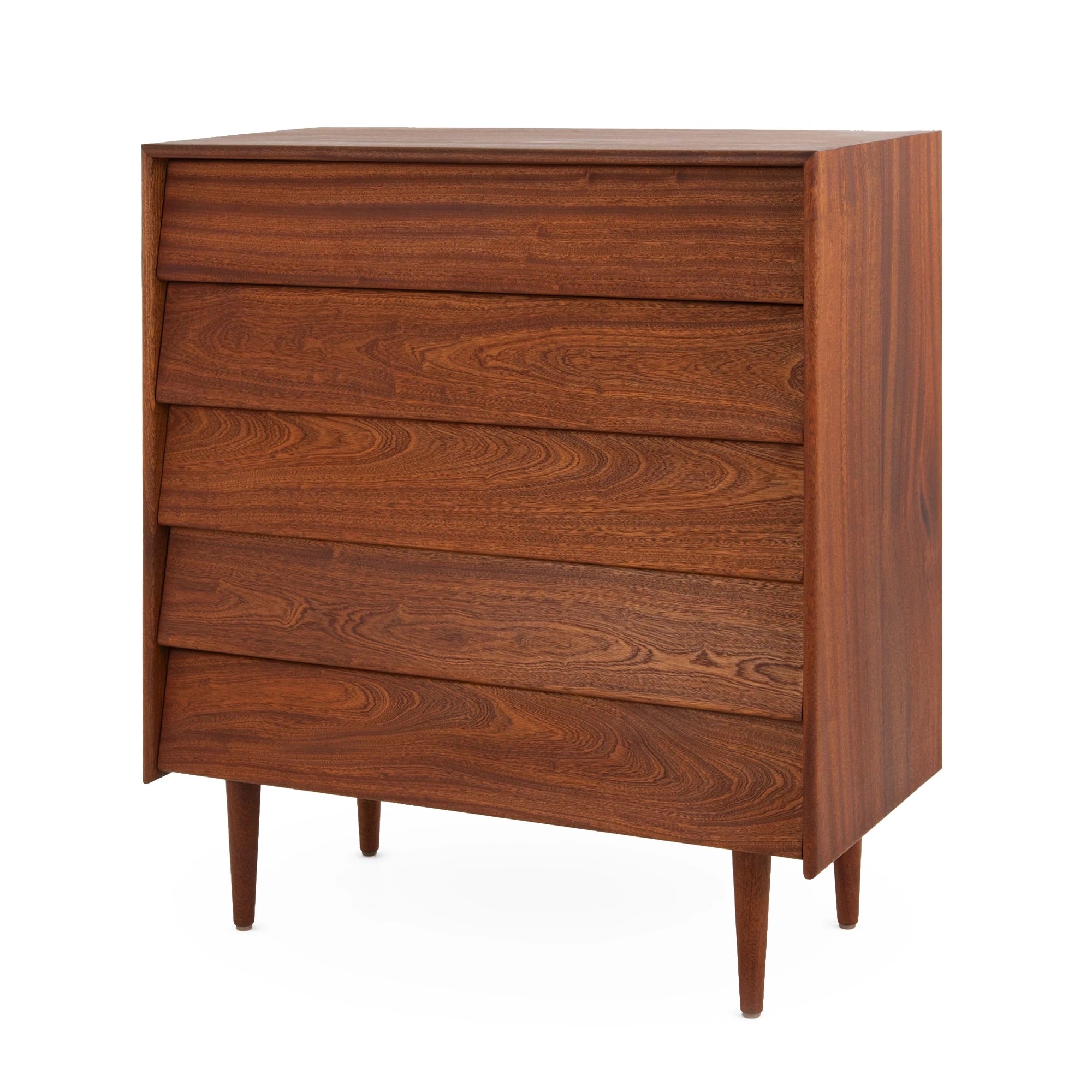 Case Study® Furniture 無垢材 5 段引き出しドレッサー