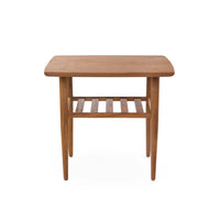 Case Study® Solid Wood End Table with Tapered Edge