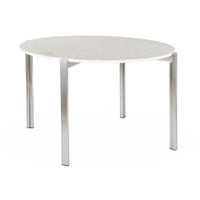 Case Study® Stainless Steel Round Dining Table