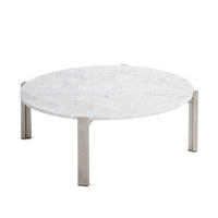 Case Study® Stainless Steel Round Coffee Table