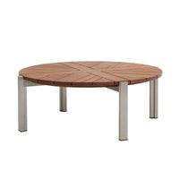 Case Study® Stainless Steel Round Coffee Table