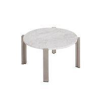 Case Study® Stainless Steel Round Side Table