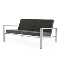 Case Study® Stainless Steel Loveseat