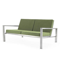 Case Study® Stainless Steel Loveseat