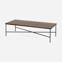 Walnut Veneer / Black Metal