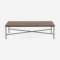 Walnut Veneer / Black Metal