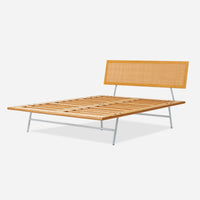 Case Study® Straight Leg Fastback Bed with Cane Headboard