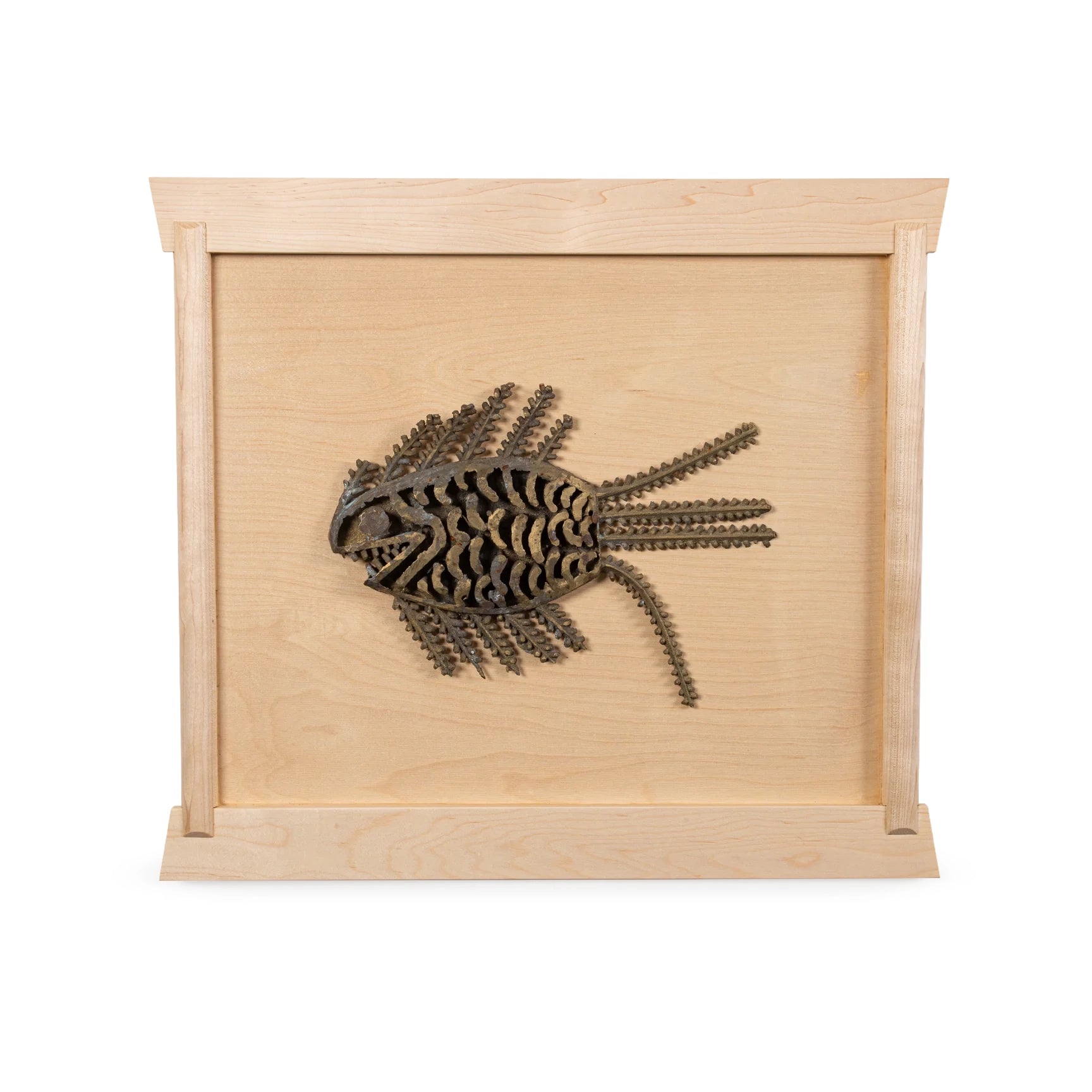 Brutalist Piranha Wall Sculptures