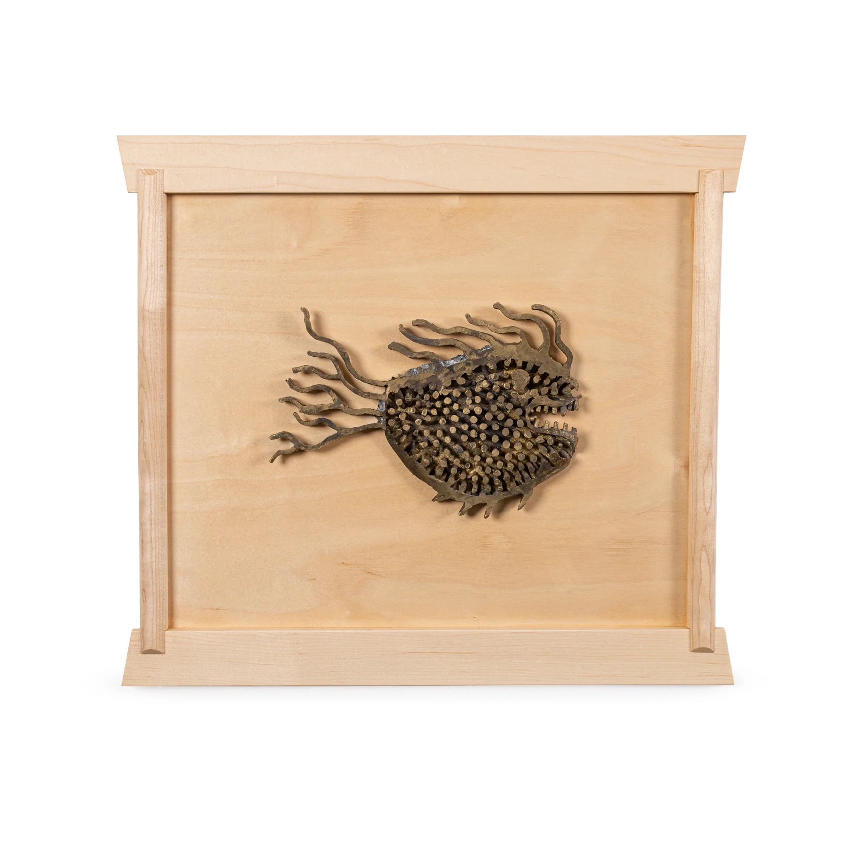 Brutalist Piranha Wall Sculptures