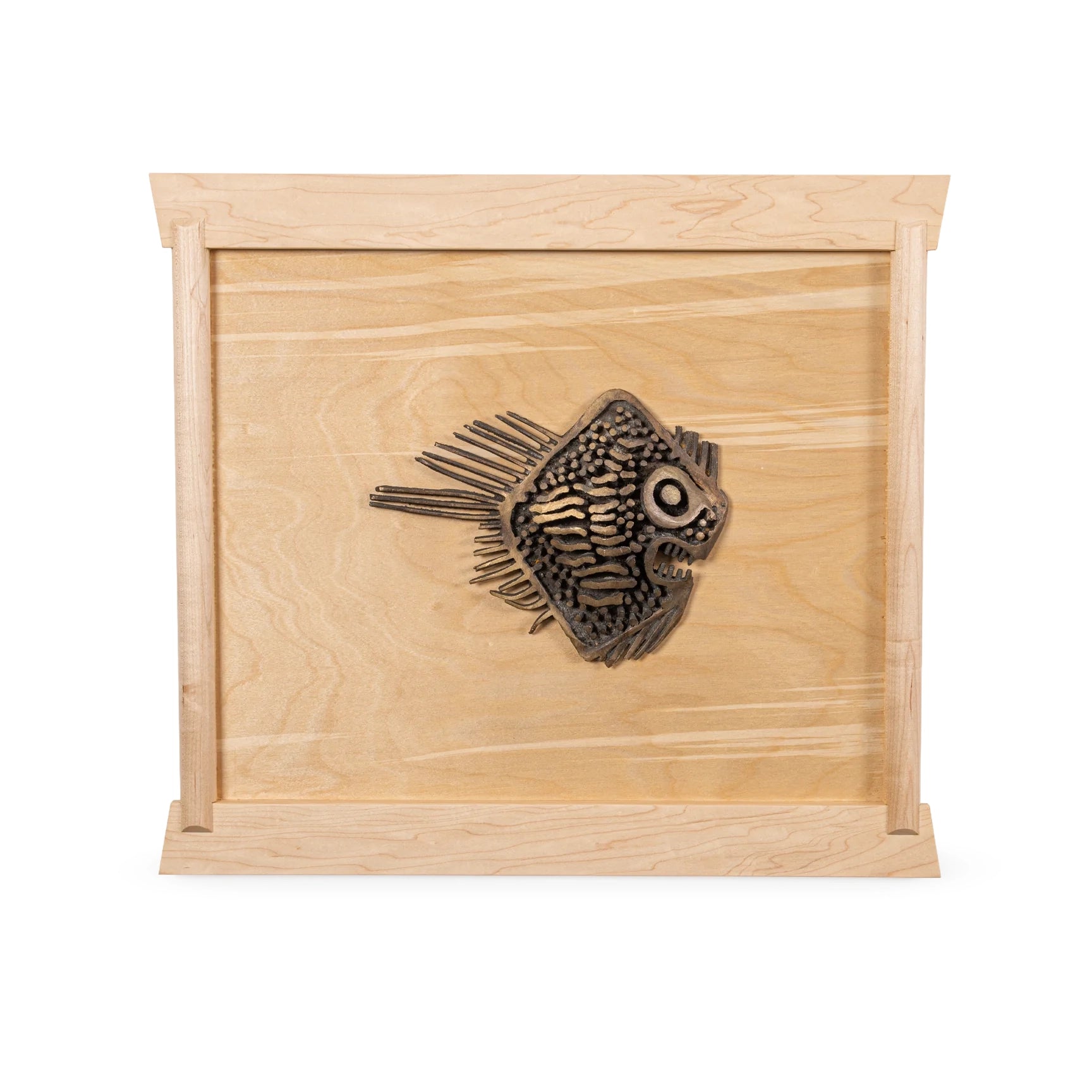 Brutalist Piranha Wall Sculptures