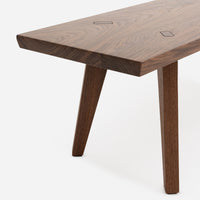 57in Solid Walnut, 79in Solid Walnut