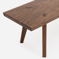 57in Solid Walnut, 79in Solid Walnut