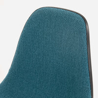 Case Study® Upholstered Rolling Side Chair