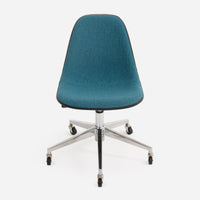 Case Study® Upholstered Rolling Side Chair