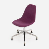 Case Study® Upholstered Rolling Side Chair