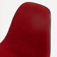 Case Study® Upholstered Rolling Side Chair