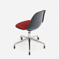 Case Study® Upholstered Rolling Side Chair