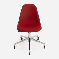 Case Study® Upholstered Rolling Side Chair