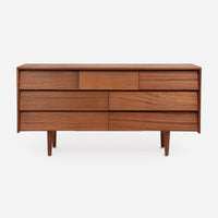 Case Study® Solid Wood Seven Drawer Dresser