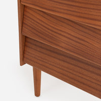 Case Study® Solid Wood Three Drawer Bedside Dresser