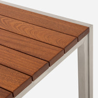 Case Study® Stainless Steel Bench in Wood