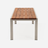 Case Study® Stainless Steel Bench in Wood