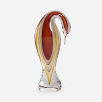 Zanetti Murano Heron Sculpture