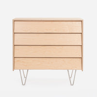 Case Study® V-Leg Four Drawer Dresser