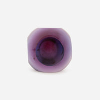 Flavio Poli Faceted Glass Vase