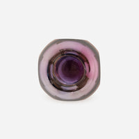 Flavio Poli Faceted Glass Vase