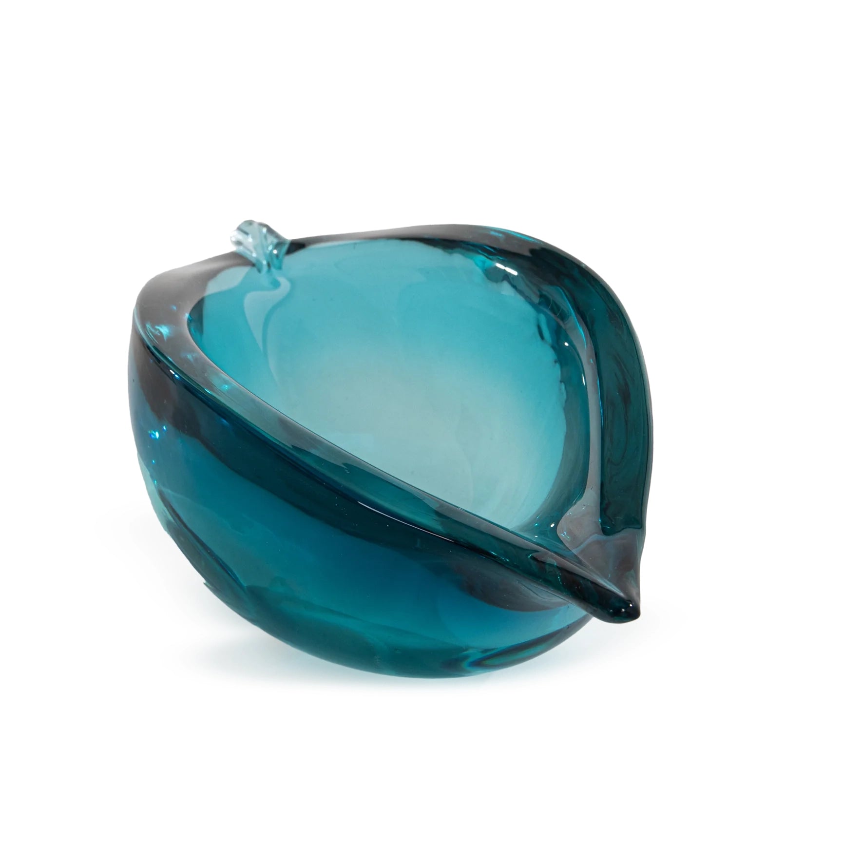 Turquoise Murano Dish