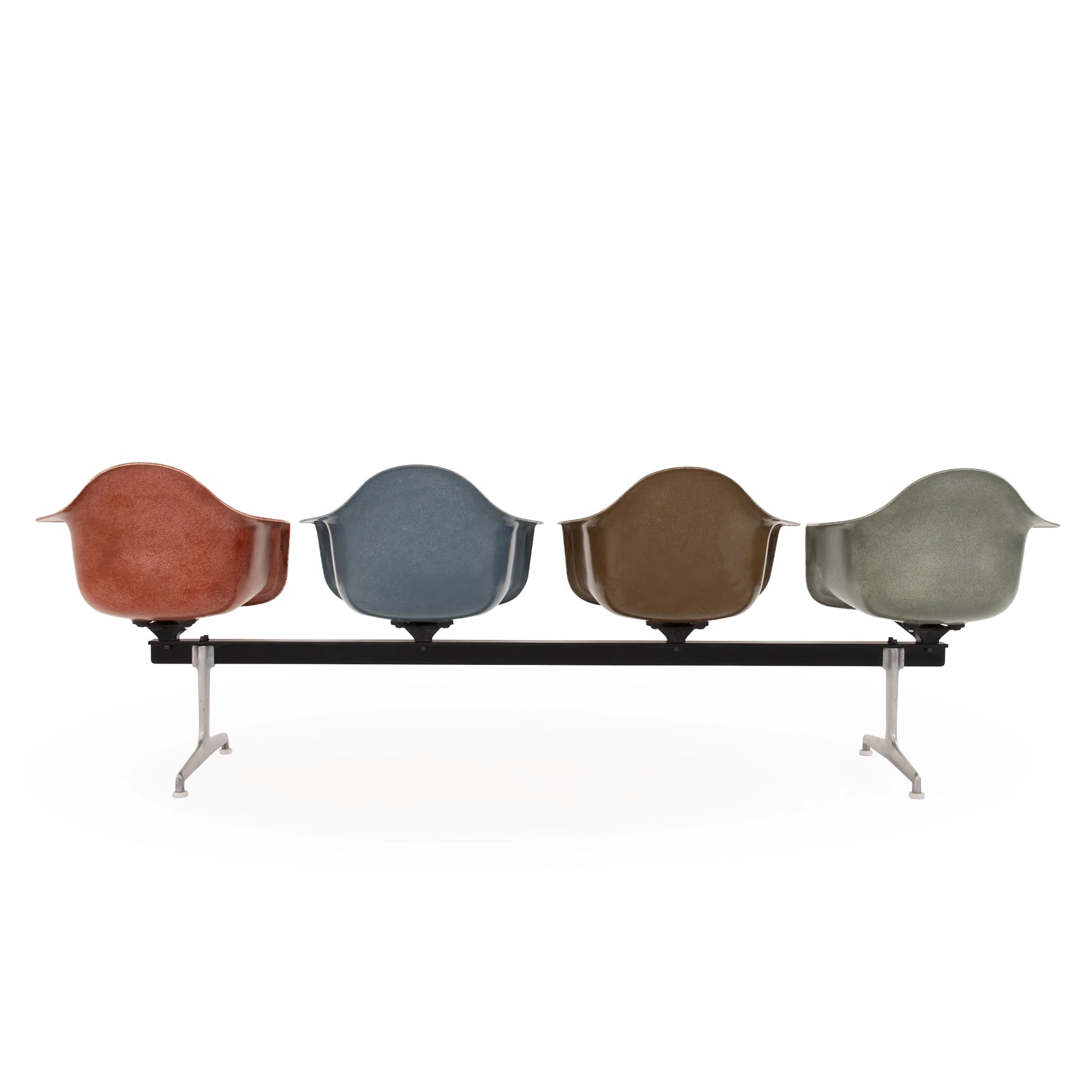 Eames Tandem Four Seater Bench