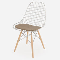 Vinyl: Classic Papyrus Dowel - Maple - Chrome Wire