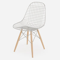 Dowel - Maple - Chrome Wire