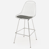 Vinyl: Classic Spruce H Base Bar Stool