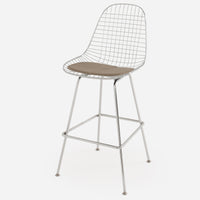 Vinyl: Classic Papyrus H Base Bar Stool