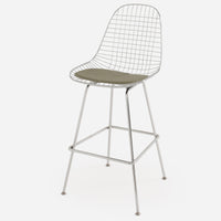 Vinyl: Classic Sage H Base Bar Stool